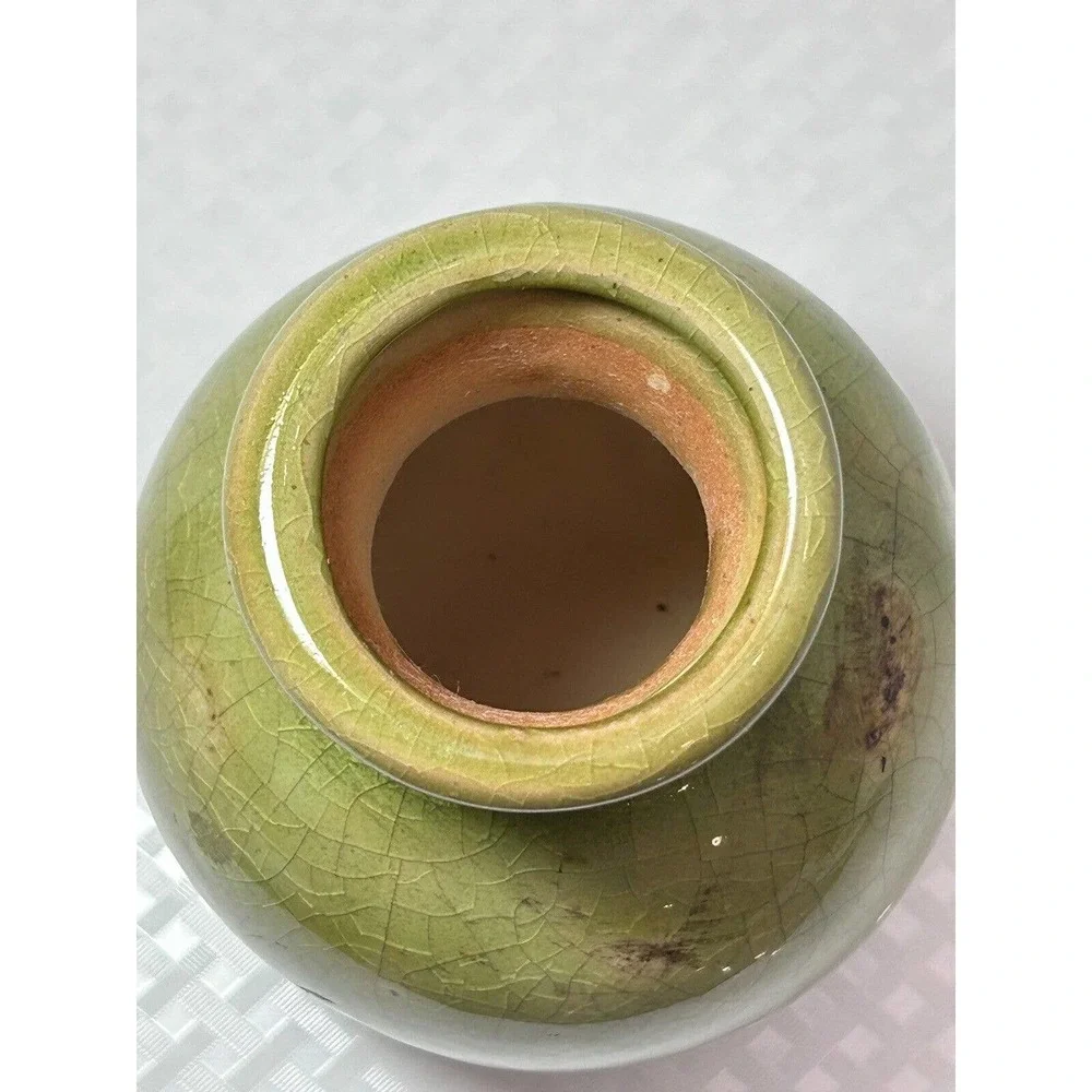 Vintage Rustic‎ Stoneware Pottery 6 1/4” Vase
